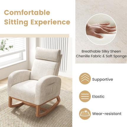 Dreamade Rocking Chair Nursery for Living Room