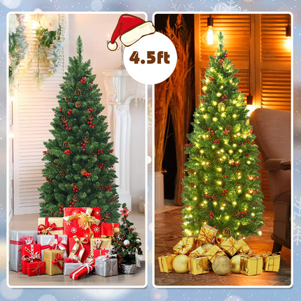 Dreamade Pre-Lit Pencil Christmas Tree - DreamadeUS