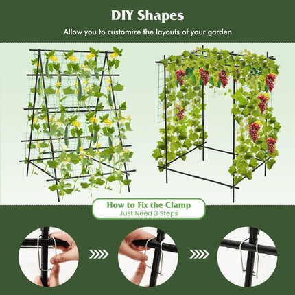 Dreamade Cucumber Trellis, Trellis for Climbing Plants Outdoor