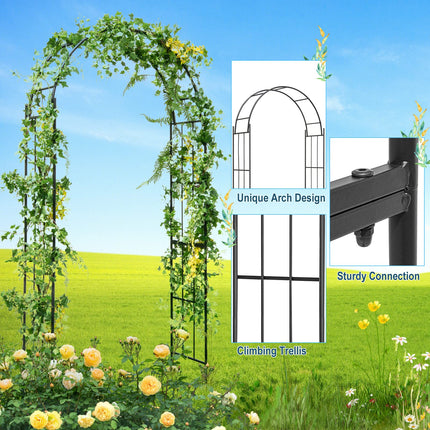 Dreamade Garden Arch Trellis for Climbing Plants