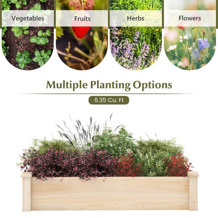 Dreamade Wooden Raised Garden Bed