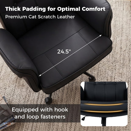 Dreamade Criss Cross Chair with Armrests & Wheels