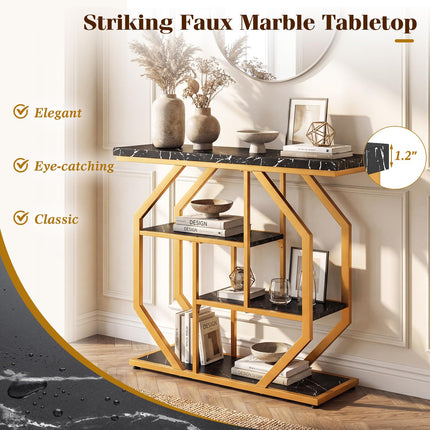 Dreamade 40 Inches Console Table for Living Room