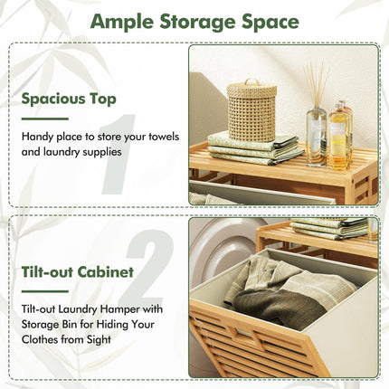 Dreamade Tilt Out Laundry Hamper