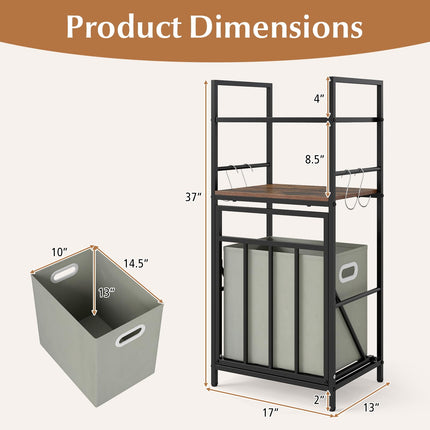 Dreamade Tilt out Laundry Hamper with Removable Basket