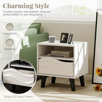 Dreamade Mid Century Modern Nightstand