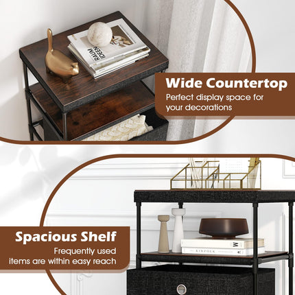 Dreamade Dresser with 3 Drawers for Living Room
