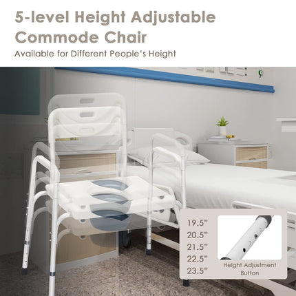 Dreamade 3-in-1 Bedside Commode Chair