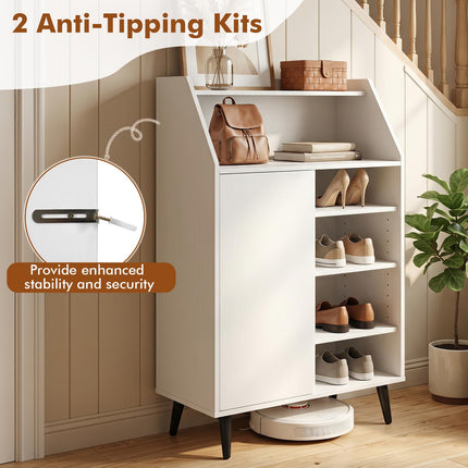 Dreamade Shoe Storage Cabinet w/Single-Door