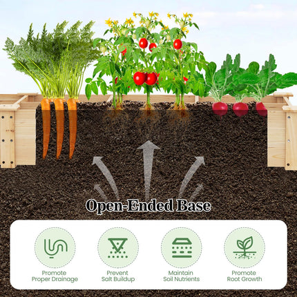 Dreamade Wooden Raised Garden Bed