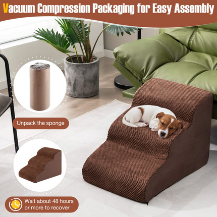Dreamade Dog Ramp Stairs for Bed