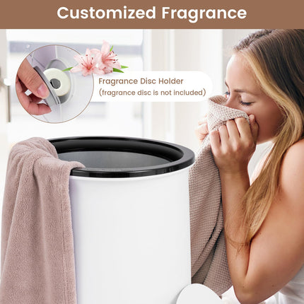 Dreamade Towel Warmer for Bathroom - 23L Large Blanket Warmer with 3 Heat Settings, Built-in Timer, Auto Shut Off