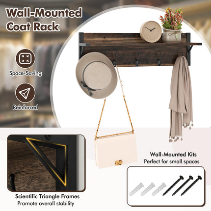 Dreamade Coat Rack Shoe Stand Set