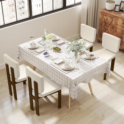 Dreamade Soft Sherpa Upholstered Kitchen Dining Room Chairs（2/4）