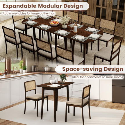 Dreamade Dining Table for 2-4 34" Rectangular Dinner Table