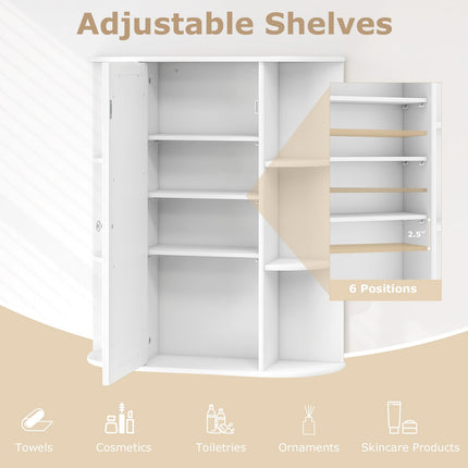 Dreamade Medicine Cabinet, Bathroom Wall Cabinet with Mirror