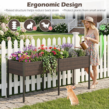 Dreamade 6 x 2 FT Raised Garden Bed with Legs