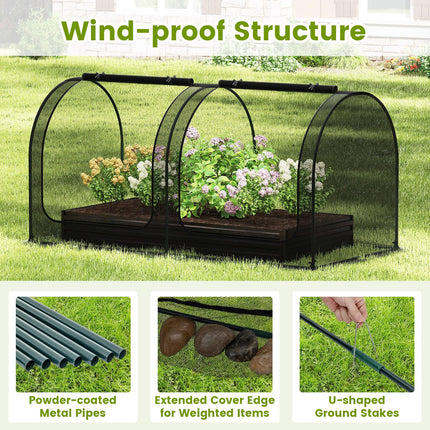 Dreamade 98” x 48” x 48” Tunnel Crop Cage