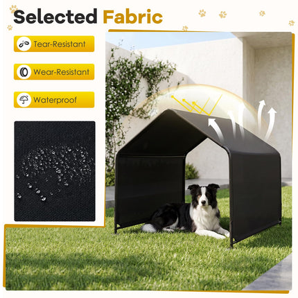 Dreamade Outdoor Dog Shade Shelter with Waterproof Canopy