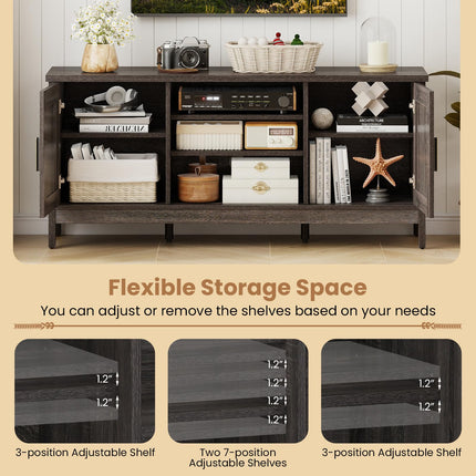 Dreamade Farmhouse TV Stand for TVs up to 65"