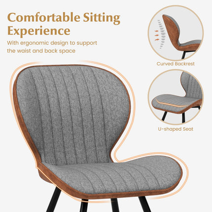 Dreamade Upholstered Dining Chairs Set
