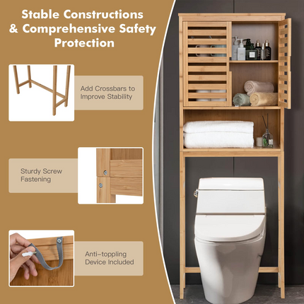 Dreamade Over-The-Toilet Storage Cabinet