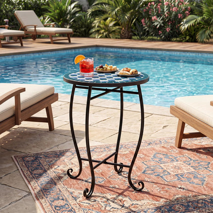 Dreamade 14" Outdoor Side Table