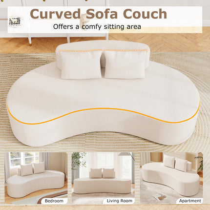 Dreamade 78.5" Sofa Couch, Upholstered Loveseat