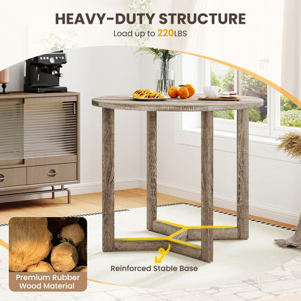 Dreamade 36" Round Dining Table for 4