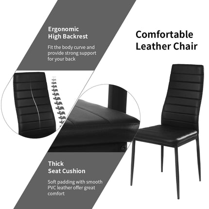 Dreamade 5 Pcs Dining Table Set for 4