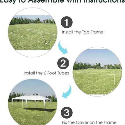 DREAMADE Party Tent, 10' x 20' Event Canopy Tent