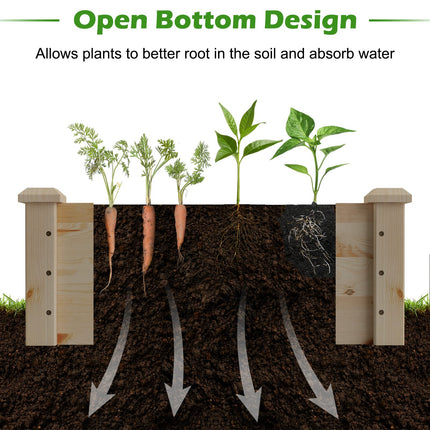 Dreamade Wooden Raised Garden Bed