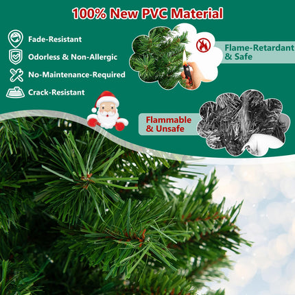 Dreamade 4ft Pre-Lit Christmas Tree for Entrances
