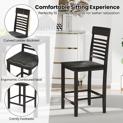 Dreamade 3-Piece Dining Table Set for 2 for Small Place