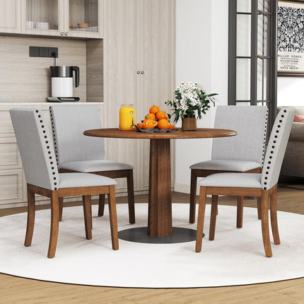 Dreamade Upholstered Dining Chairs Set for Restaurant