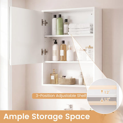 Dreamade 24"x18" Medicine Cabinet with Mirror and Lights