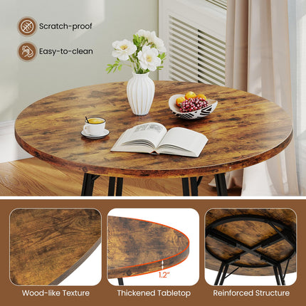 Dreamade 47-inches Round Dining Table for 4-6 People