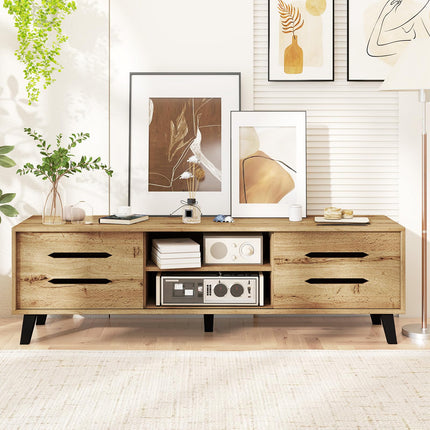 Dreamade Mid Century Modern TV Stand for 55-65 Inch TV
