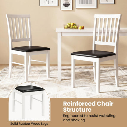 Dreamade Modern Mid Century Dining Room Chairs with Hollowed Backrest