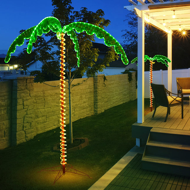 Lighted Palm Trees for Outside Patio - DreamadeUS