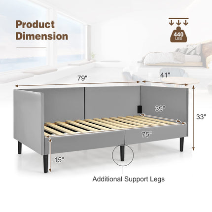 Dreamade Upholstered Daybed, Twin Daybed