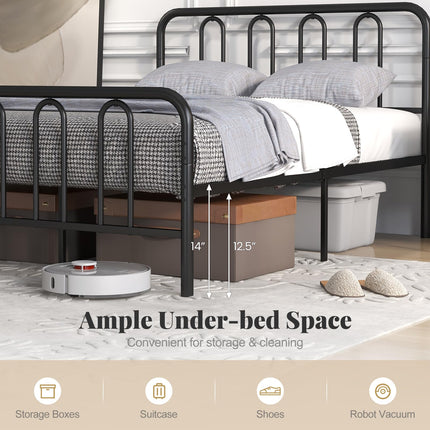 Dreamade Full/Queen/King Size Bed Frame with Headboard