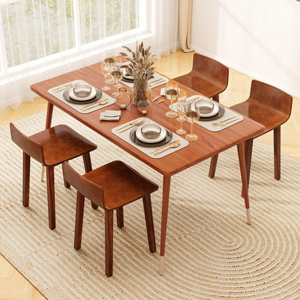 Dreamade Wood Dining Chairs Set of 2/4 Farmhouse Kitchen Dining Room Chair