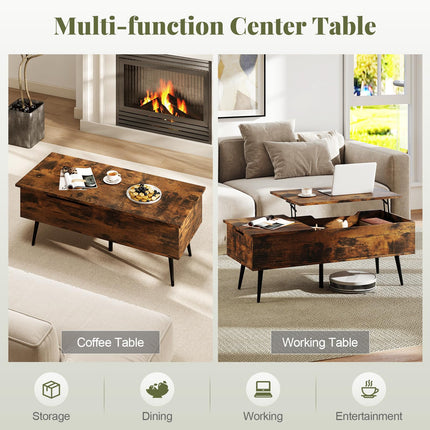 Dreamade Lift Top Coffee Table for Living Room