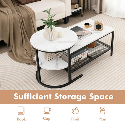 Dreamade Nesting Coffee Table Set