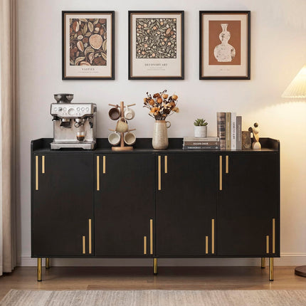 Dreamade 55" Modern Buffet Cabinet with 4 Doors