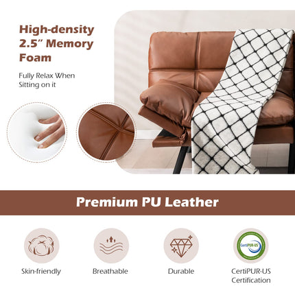 Convertible Memory Foam Futon Couch Sleeper - Dreamade