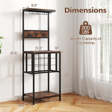 Dreamade Tall Wine Rack Freestanding Floor