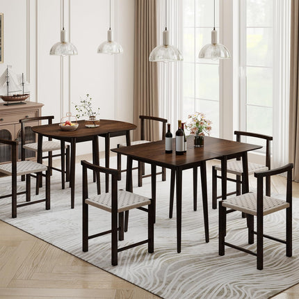 Dreamade Dining Table for 2-4 34" Rectangular Dinner Table