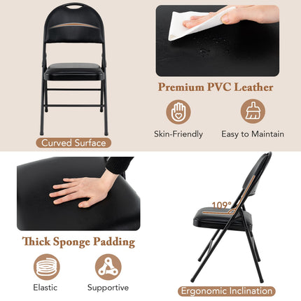 Dreamade Party Chairs with Metal Frame for Indoor Outdoor